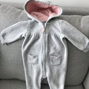 lightweight soft zip hooded bunting